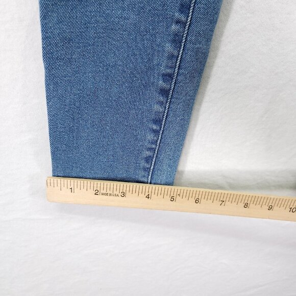 Madewell Jeans Women's Size 23 Blue 10" High Rise Skinny Crop Slim Fit Stretch - Picture 11 of 14